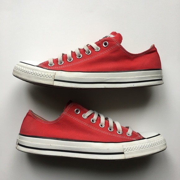 converse all star low red